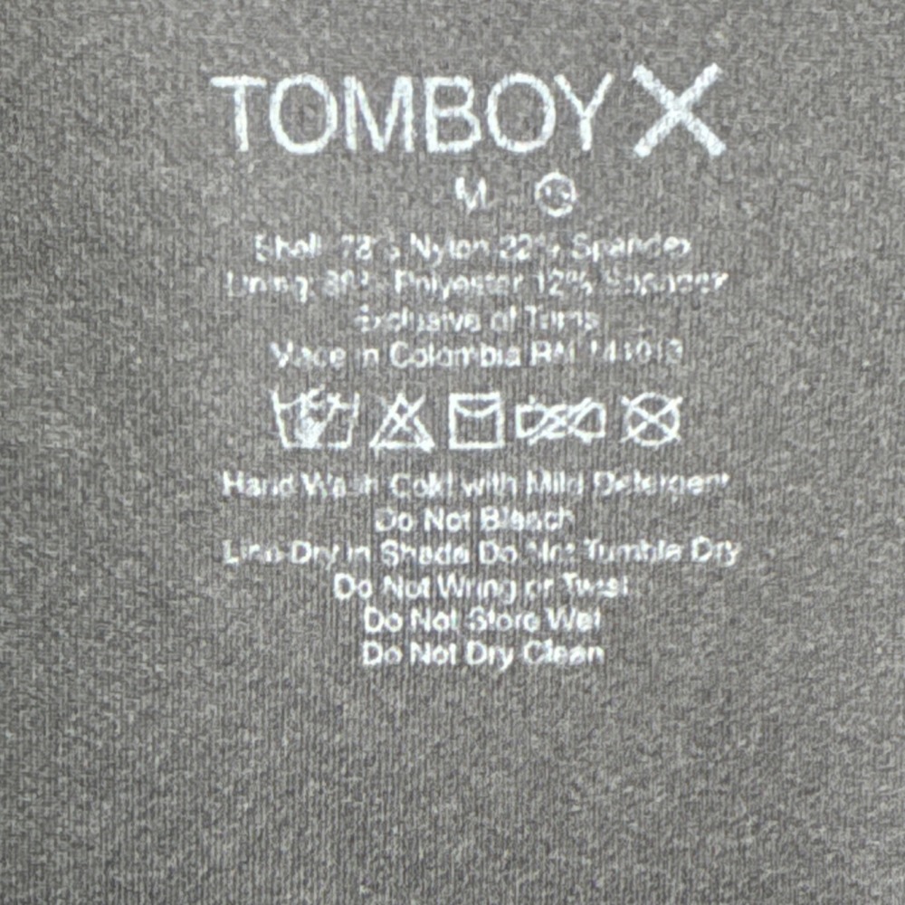 TomboyX Zip Front Gender Neutral Inclusive Bathing Suit Green One Piece RM141013 - Picture 2 of 4